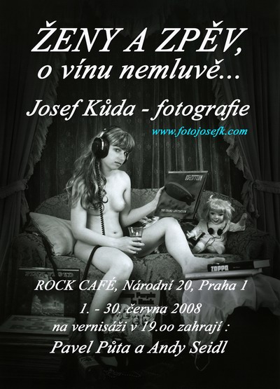 Fotky Josefa Kůdy v Rock Café